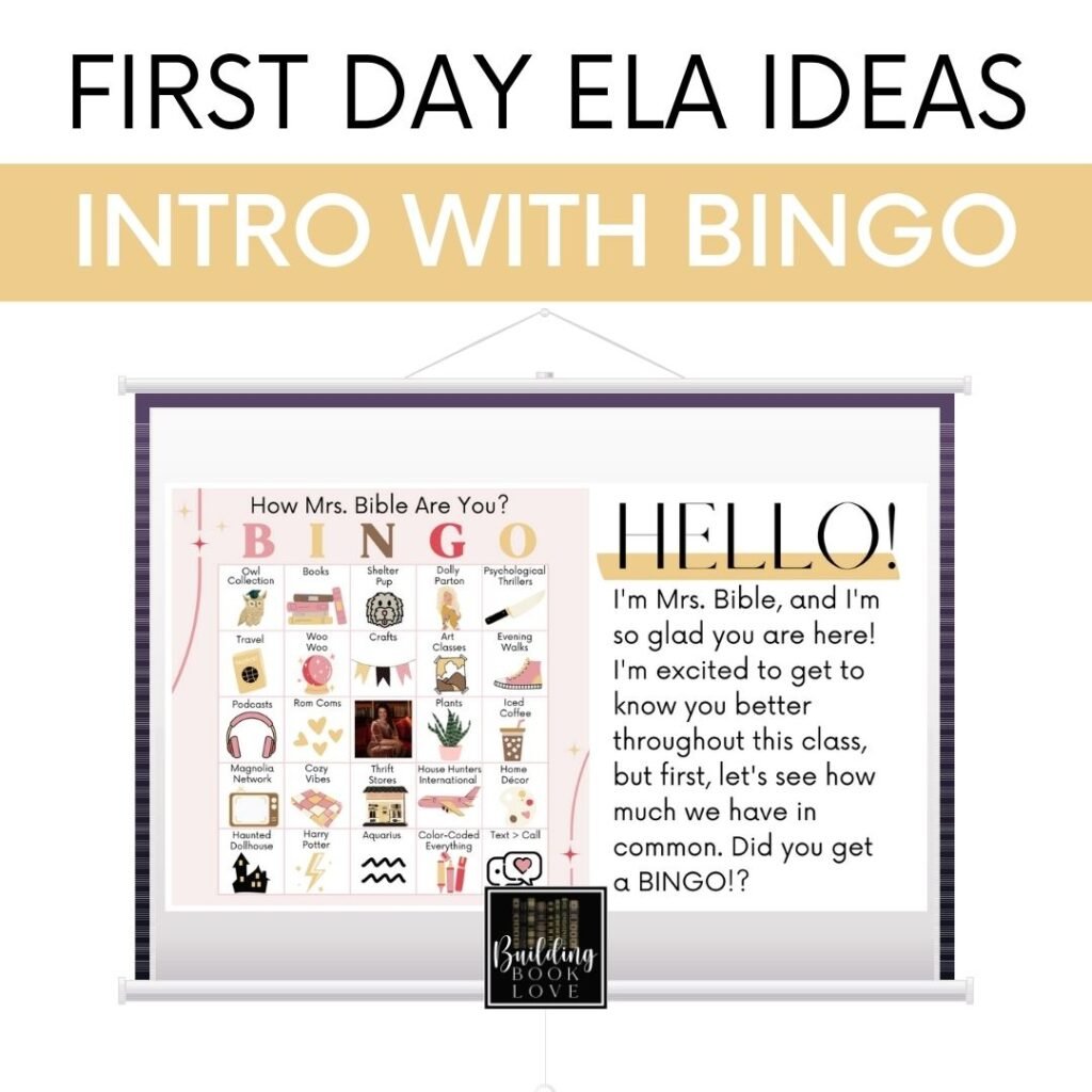 First Day Get to Know You Activity
