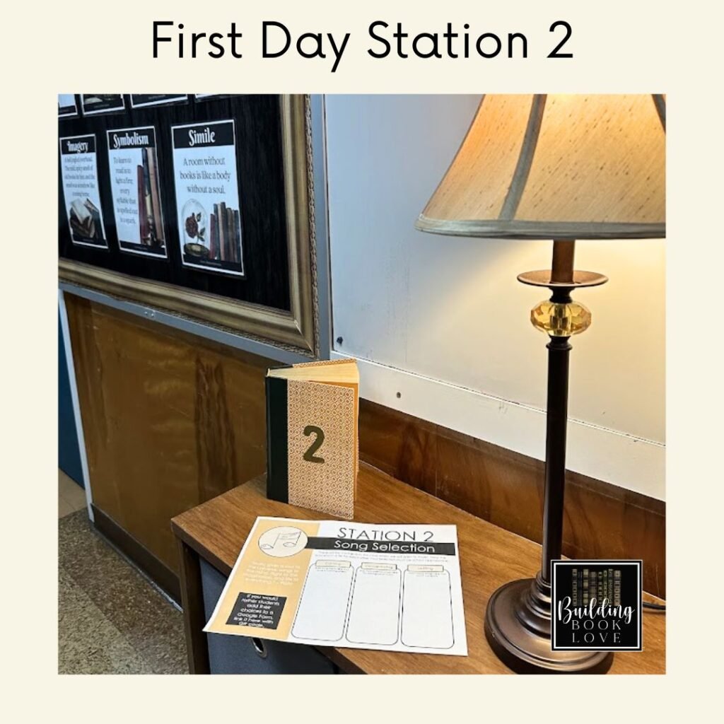 ELA First Day Activity Ideas