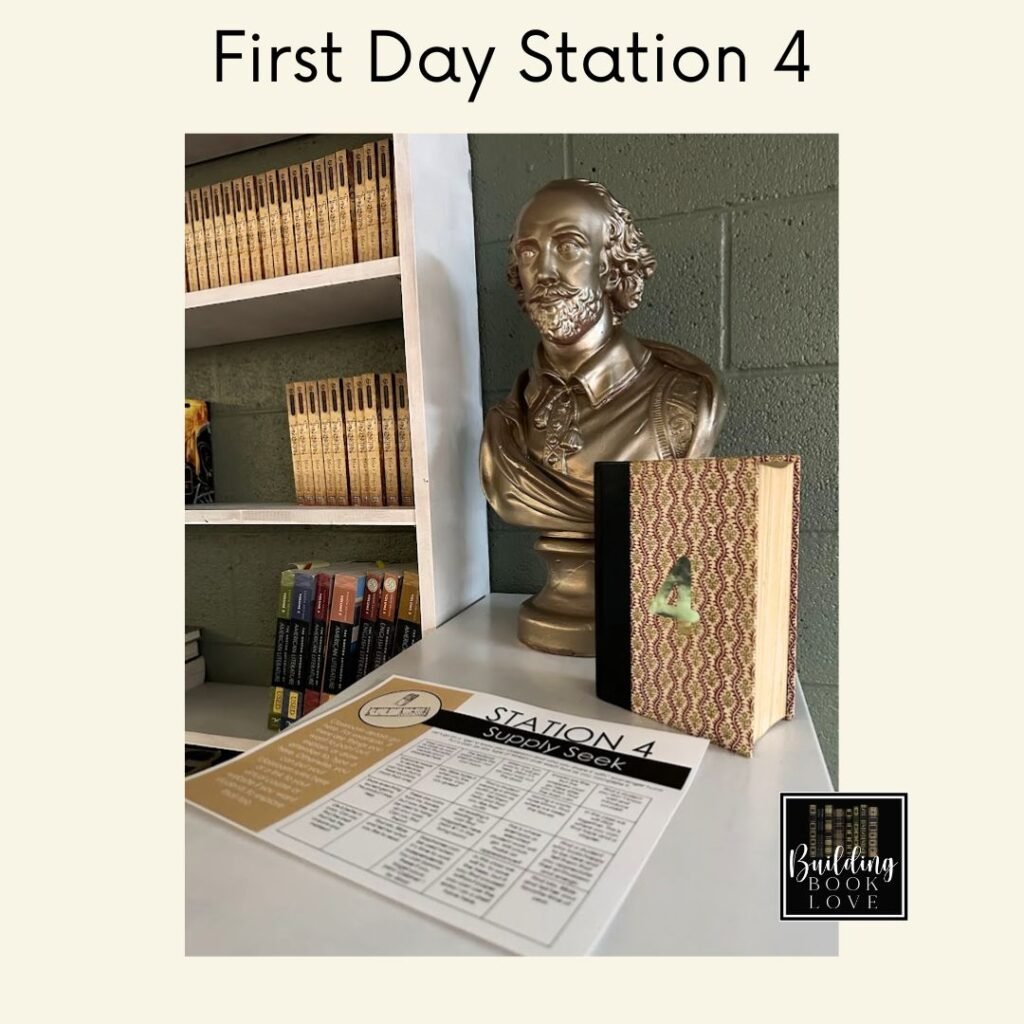 ELA First Day Activity Ideas