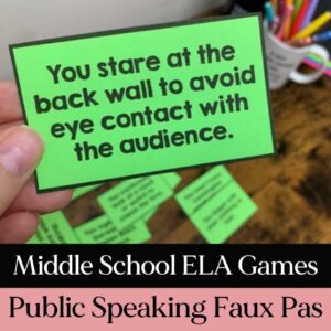 Interactive Middle School ELA Games for Grammar and Literacy - Building ...