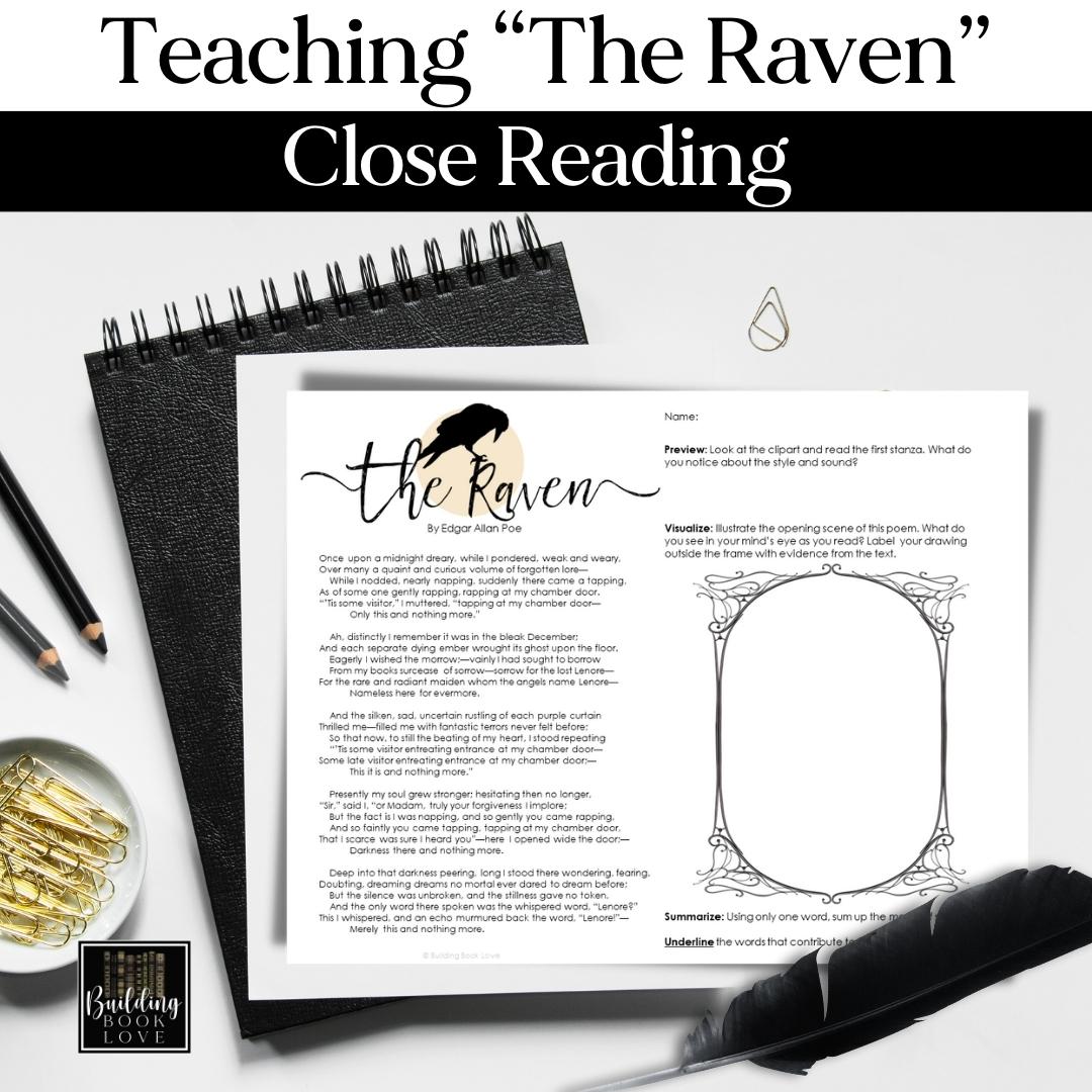 5 Activity Ideas for Teaching “The Raven” by Edgar Allan Poe Building