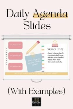 Daily Agenda Slides With Examples