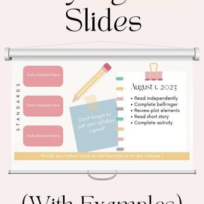 Teacher Daily Agenda Slides in PowerPoint or Google (With Examples) 