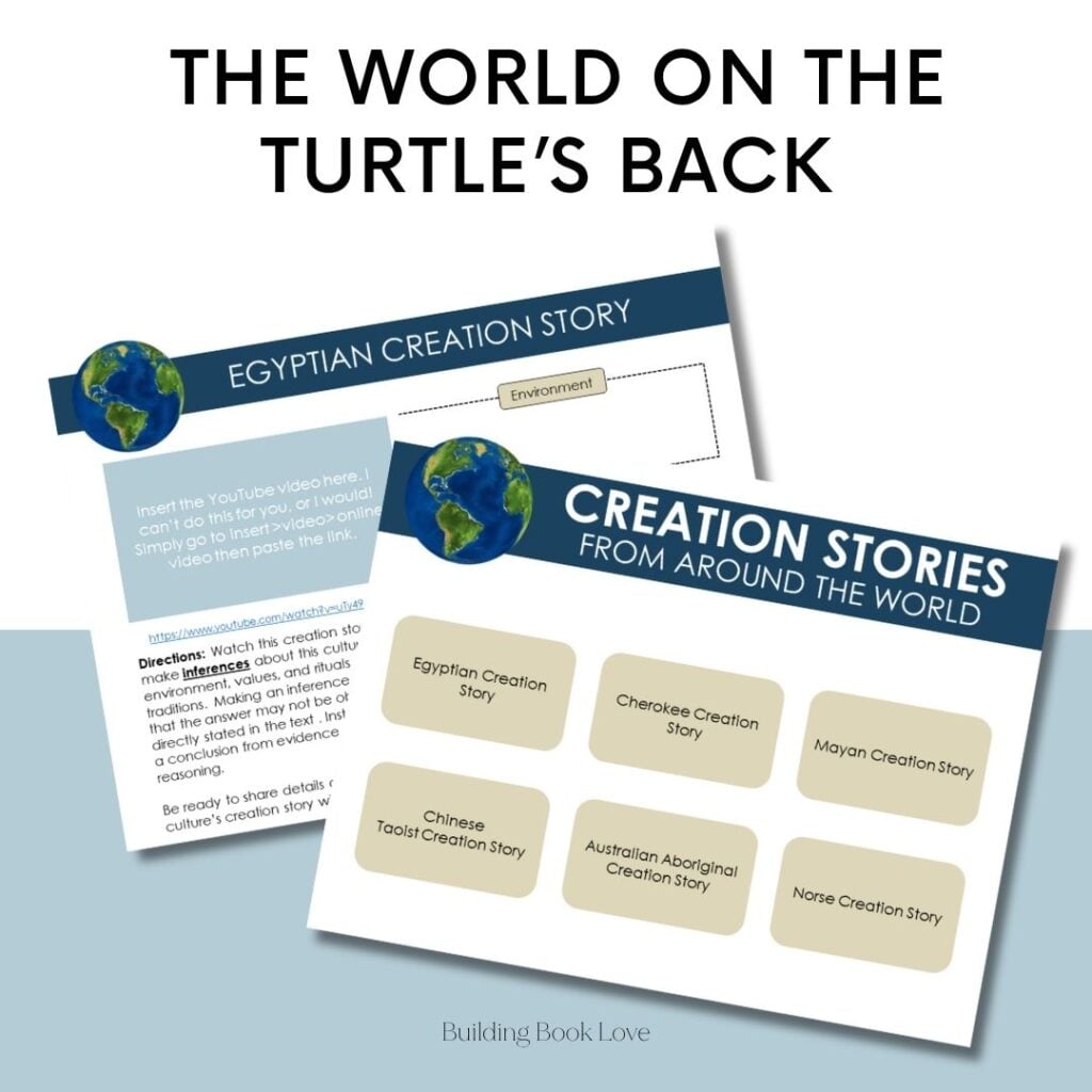 Creation Stories Choice Board
