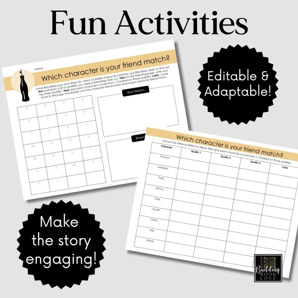 The Outsiders Activities