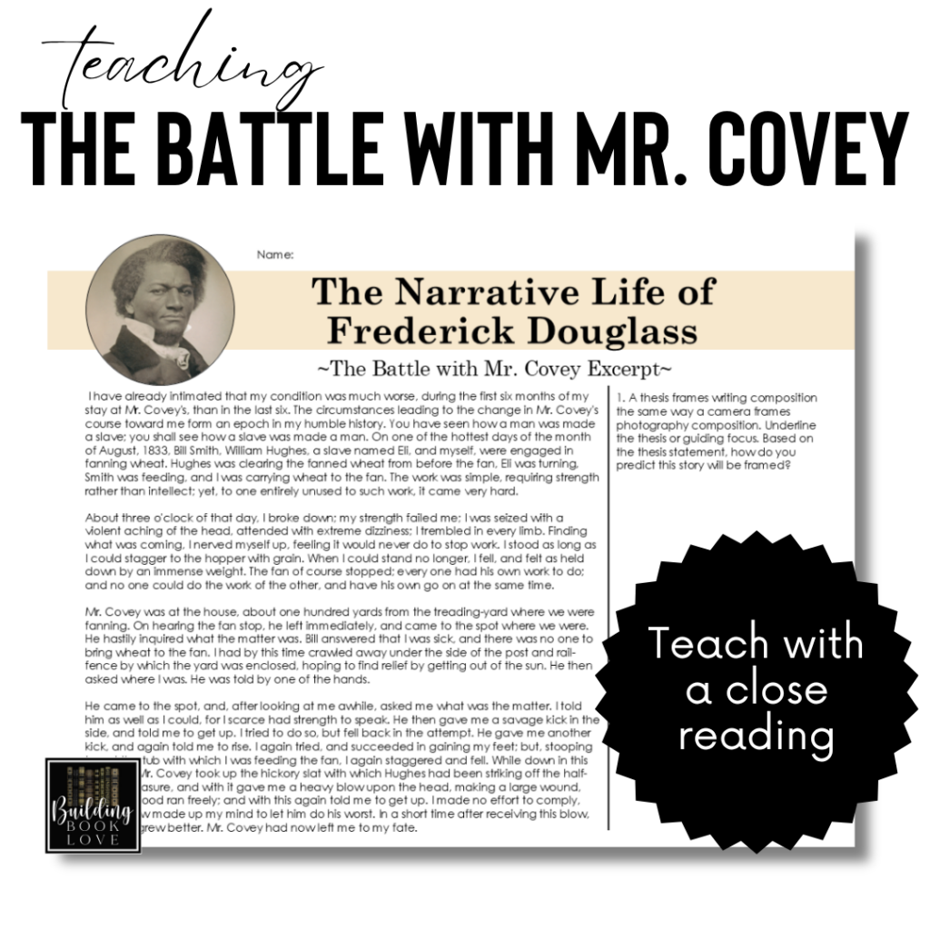 The Narrative Life of Frederick Douglass Activities
