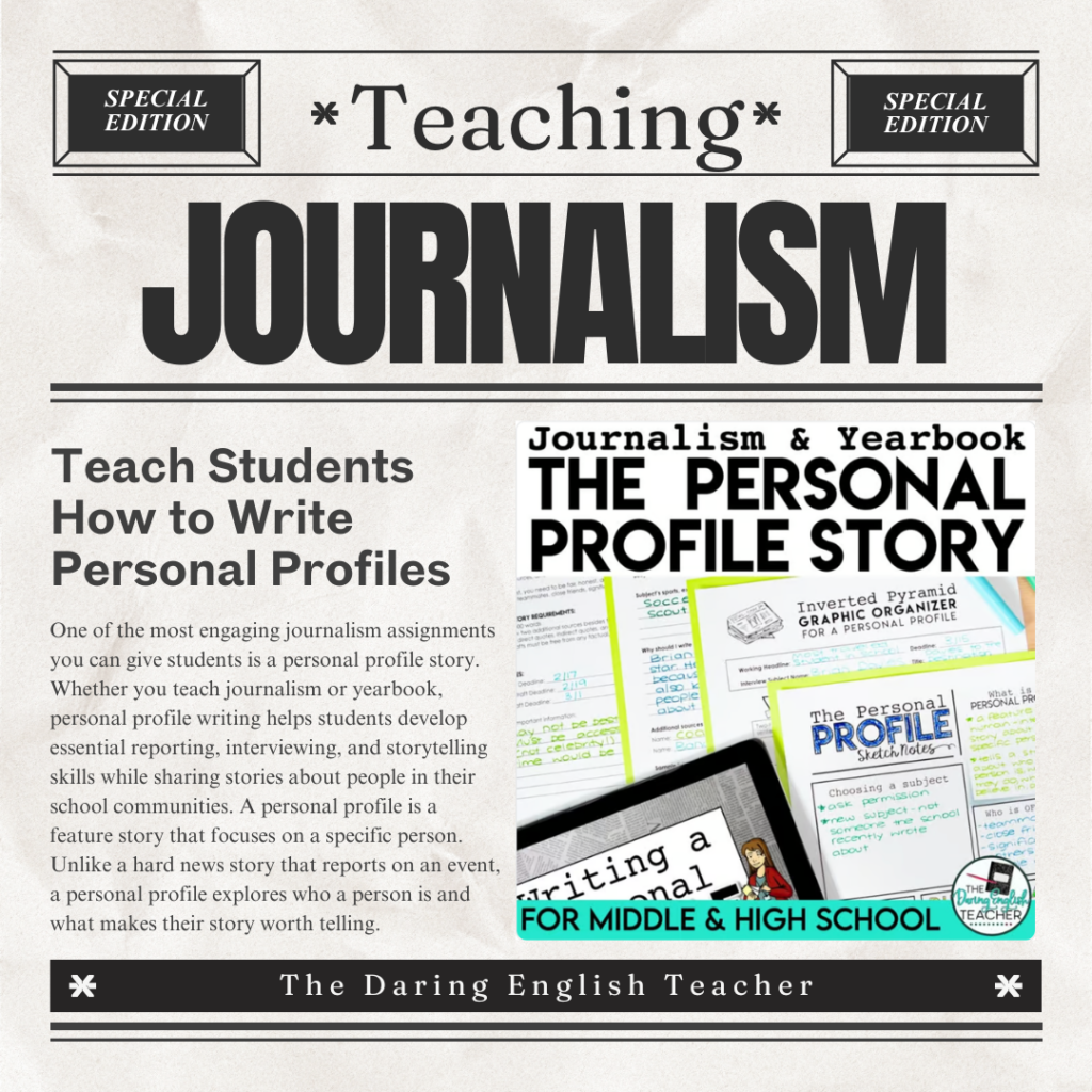 Ideas for Teaching Journalism in High School