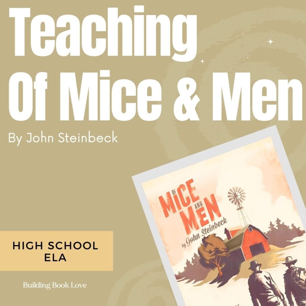 Of Mice and Men Unit Plan Activities and Teaching Ideas
